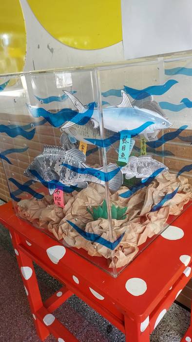 常見國產魚類立體摺紙展示